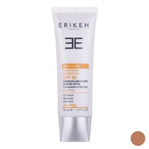 فلوئید ضد آفتاب SPF50 اریکه مناسب پوست چرب و مختلط 50 میلی لیتر
